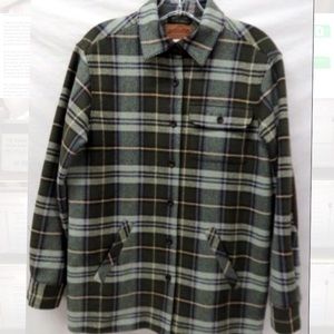 Vintage Pendleton Wool Jacket - green plaid